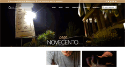 Desktop Screenshot of casanovecento.it